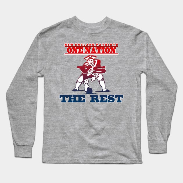 One Nation Vs The Rest Long Sleeve T-Shirt by wickeddecent